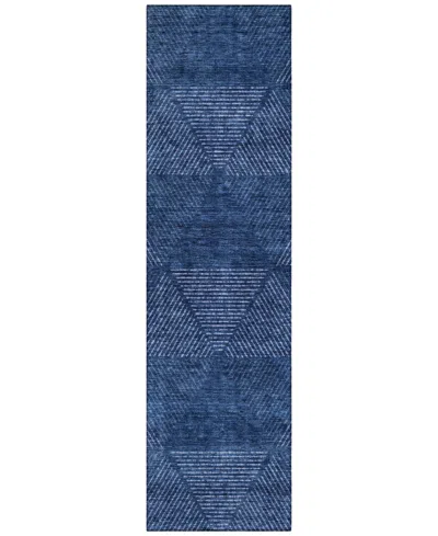 Addison Chantille Acn777 2'3''x7'6'' Runner Area Rug In Navy