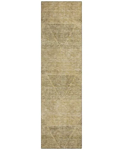 Addison Chantille Acn777 2'3''x7'6'' Runner Area Rug In Wheat