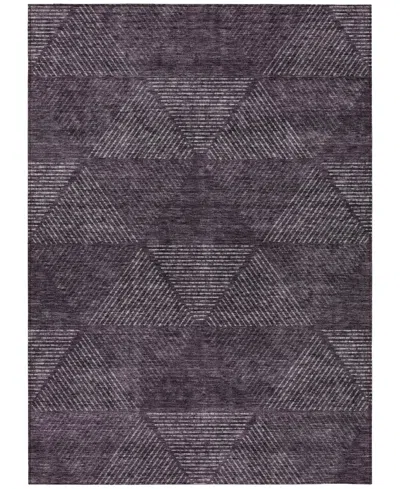 Addison Chantille Acn777 5'x7'6'' Area Rug In Eggplant