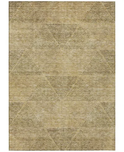Addison Chantille Machine Washable Acn777 8'x10' Area Rug In Wheat