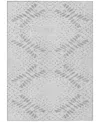 Addison Chantille Acn778 5'x7'6'' Area Rug In Gray