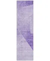 Addison Chantille Acn779 2'3''x7'6'' Runner Area Rug In Purple