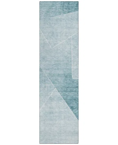 Addison Chantille Acn779 2'3''x7'6'' Runner Area Rug In Teal