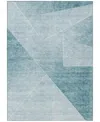 Addison Chantille Machine Washable Acn779 8'x10' Area Rug In Teal