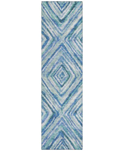 Addison Chantille Acn780 2'3''x7'6'' Runner Area Rug In Blue