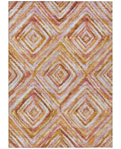 Addison Chantille Acn780 2'6''x3'10'' Area Rug In Orange