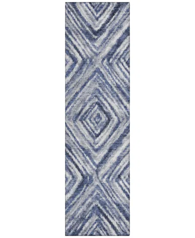 Addison Chantille Acn781 2'3''x7'6'' Runner Area Rug In Blue