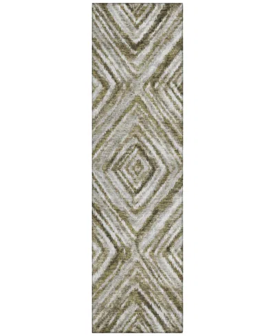 Addison Chantille Acn781 2'3''x7'6'' Runner Area Rug In Brown