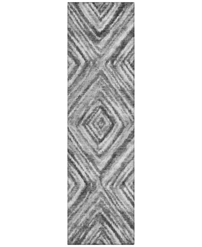 Addison Chantille Acn781 2'3''x7'6'' Runner Area Rug In Gray