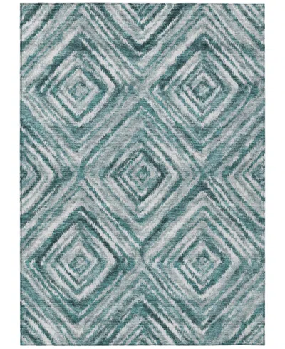 Addison Chantille Machine Washable Acn781 2'6''x3'10'' Area Rug In Teal
