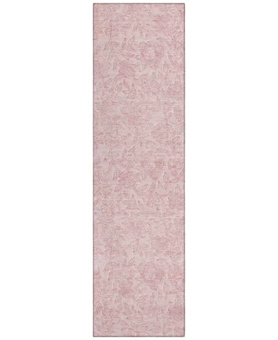 Addison Chantille Acn782 2'3''x7'6'' Runner Area Rug In Pink