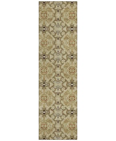 Addison Chantille Acn783 2'3''x7'6'' Runner Area Rug In Brown