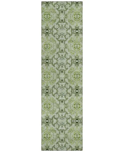 Addison Chantille Acn783 2'3''x7'6'' Runner Area Rug In Sage