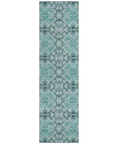 Addison Chantille Acn783 2'3''x7'6'' Runner Area Rug In Teal