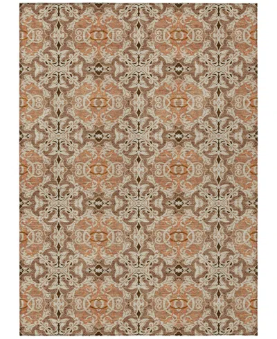 Addison Chantille Acn783 9'x12' Area Rug In Terracotta