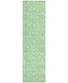 Addison Chantille Acn784 2'3''x7'6'' Runner Area Rug In Lime