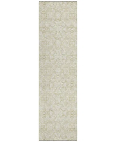 Addison Chantille Acn784 2'3''x7'6'' Runner Area Rug In Tan