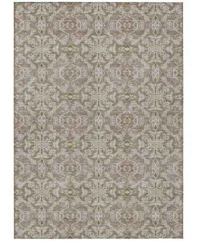 Addison Chantille Acn784 5'x7'6'' Area Rug In Mocha