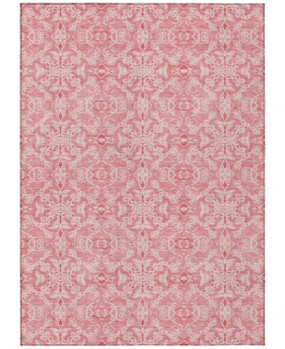 Addison Chantille Acn784 5'x7'6'' Area Rug In Pink