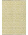 Addison Chantille Machine Washable Acn784 8'x10' Area Rug In Gold