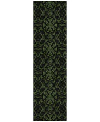 Addison Chantille Acn785 2'3''x7'6'' Runner Area Rug In Olive