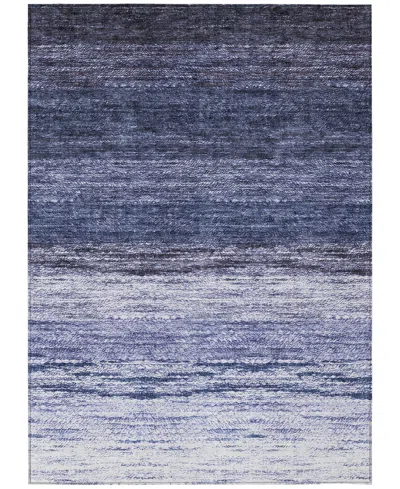 Addison Chantille Machine Washable Acn786 2'6''x3'10'' Area Rug In Blue