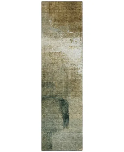 Addison Chantille Acn787 2'3''x7'6'' Runner Area Rug In Brown