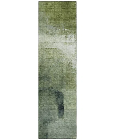 Addison Chantille Acn787 2'3''x7'6'' Runner Area Rug In Green