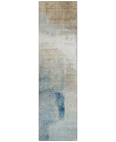 Addison Chantille Acn787 2'3''x7'6'' Runner Area Rug In Taupe