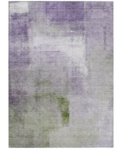 Addison Chantille Machine Washable Acn787 8'x10' Area Rug In Purple