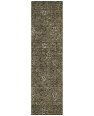 Addison Chantille Acn788 2'3''x7'6'' Runner Area Rug In Brown