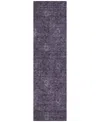 Addison Chantille Acn788 2'3''x7'6'' Runner Area Rug In Eggplant