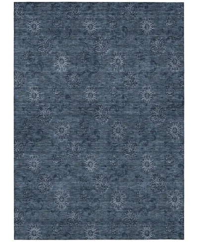 Addison Chantille Machine Washable Acn788 2'6''x3'10'' Area Rug In Blue