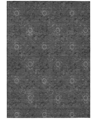Addison Chantille Machine Washable Acn788 2'6''x3'10'' Area Rug In Gray