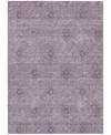 Addison Chantille Machine Washable Acn789 2'6''x3'10'' Area Rug In Plum