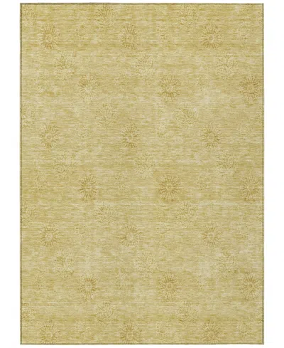 Addison Chantille Acn789 5'x7'6'' Area Rug In Gold