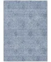 Addison Chantille Machine Washable Acn789 8'x10' Area Rug In Mist