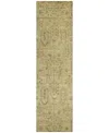 Addison Chantille Acn790 2'3''x7'6'' Runner Area Rug In Gold