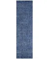 Addison Chantille Acn790 2'3''x7'6'' Runner Area Rug In Navy