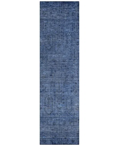 Addison Chantille Acn790 2'3''x7'6'' Runner Area Rug In Navy
