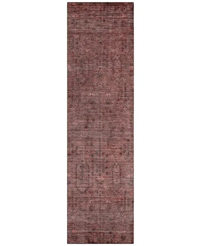 Addison Chantille Acn790 2'3''x7'6'' Runner Area Rug In Paprika