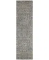 Addison Chantille Acn790 2'3''x7'6'' Runner Area Rug In Slate