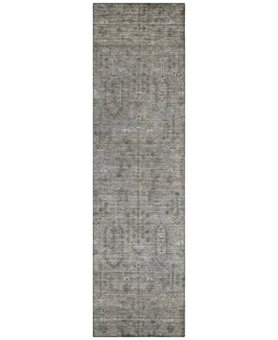 Addison Chantille Acn790 2'3''x7'6'' Runner Area Rug In Slate