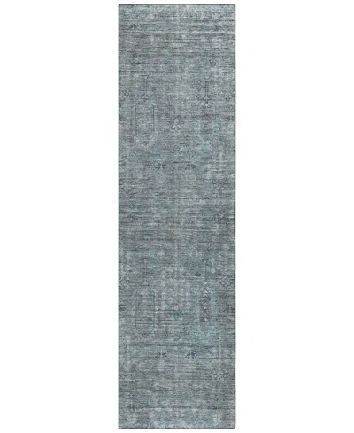 Addison Chantille Acn790 2'3''x7'6'' Runner Area Rug In Teal