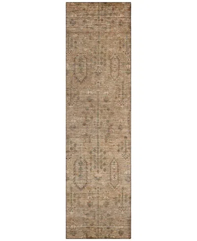 Addison Chantille Acn790 2'3''x7'6'' Runner Area Rug In Terracotta