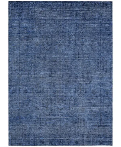 Addison Chantille Machine Washable Acn790 2'6''x3'10'' Area Rug In Navy