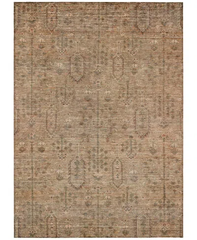 Addison Chantille Machine Washable Acn790 2'6''x3'10'' Area Rug In Terracotta