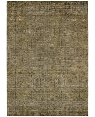 Addison Chantille Machine Washable Acn790 3'x5' Area Rug In Brown