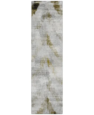 Addison Chantille Acn791 2'3''x7'6'' Runner Area Rug In Taupe