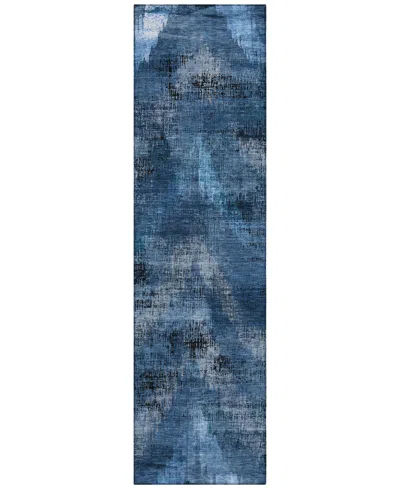 Addison Chantille Acn792 2'3''x7'6'' Runner Area Rug In Blue